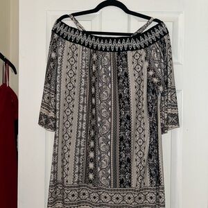 Bohemian Off-Shoulder Dress